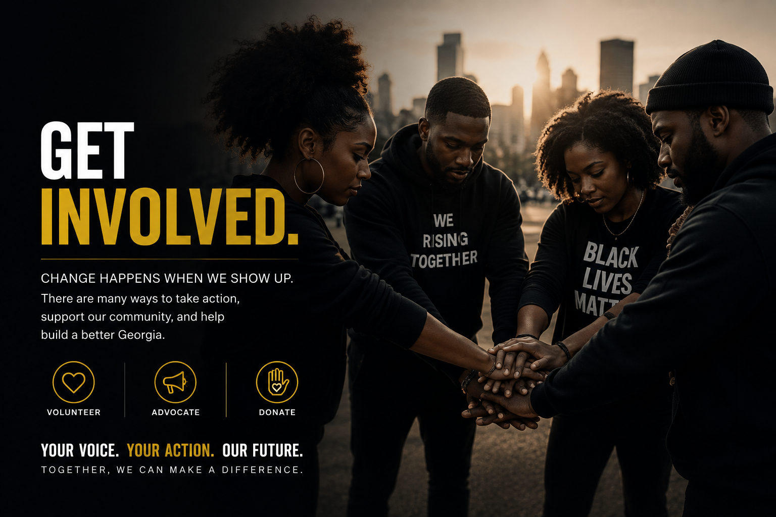 Get involved and volunteer with Black Lives Matter Georgia